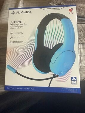 PlayStation PDP Airlite Wired Stereo Gaming Headset - Blue